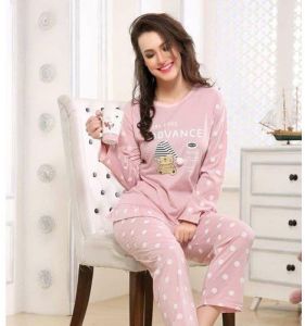 Ladies Printed Night Suit Set