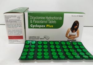 Dicyclomine Hydrochloride & Paracetamol Tablets