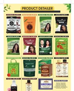 Henna Burgundy Hair Color Powder