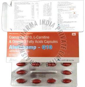 Co-Enzyme Q10,L-Carnitine Omega 3 Fatty Acid & Selenium Softgel Capsules