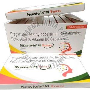 Pregabalin Methylcobalamin Folic Acid Vitamin B6 Benfotiamine Soft Gelatin Capsules