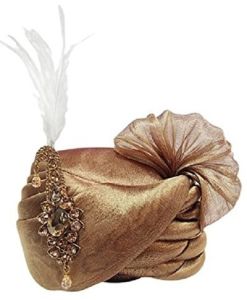 Golden Wedding Wear Designer Groom Safa