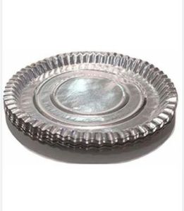 Disposable Silver Paper Plate