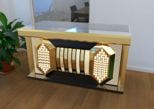 Stainless Steel LED Buffet Counter
