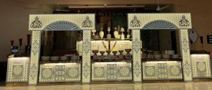 Stainless Steel LED Buffet Counter