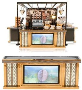 Stainless Steel Coffee Catering Counter