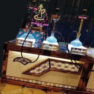 Stainless Steel Hukkah Catering Counter