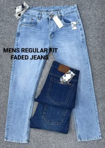 Mens Regular Fit Denim Jeans