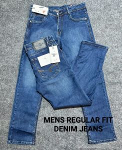 Mens Regular Fit Denim Jeans