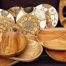 Decorative Wood Interior Accent Floral Carving Panel