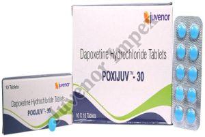 Dapoxetine Hydrochloride 30mg Tablets