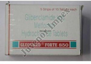 Glucored Forte 850mg Tablet