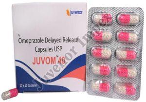Omeprazole Delayed Release 40mg Capsules