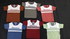 Boys Short Sleeve Color Block T-shirts