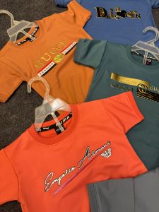 Kids Half-Sleeved Graphic Print T-Shirt