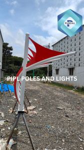 Dragon Single Arm Street Light Pole