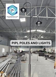 Double Arm Street Light Pole