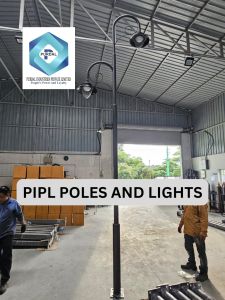 Double Arm Street Light Pole
