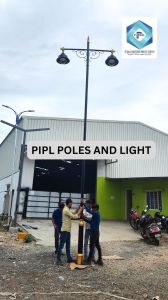 Double Arm Cost Iran Pole