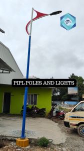 Dragon Single Arm Street Light Pole