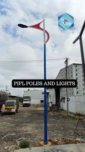 Dragon Single Arm Street Light Pole