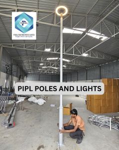 Top Ring Light Pole