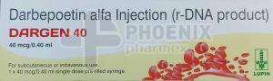 Dargen 40mcg Darbepoetin ALFA Injection
