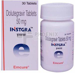 Instgra 50mg Dolutegravir Tablet