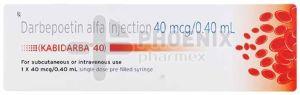 Kabidarba 40mcg Darbepoetin ALFA Injection