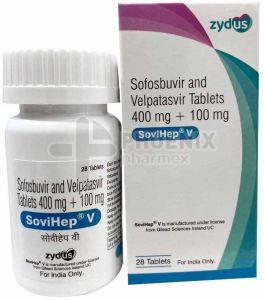 Sovihep V Sofosbuvir Velpatasvir Tablet