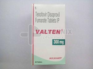 Valten 300mg Tenofovir Disoproxil Fumarate Tablet
