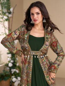 9STAR Fashion Janvi Readymade Heavy Fox Georgette Gown