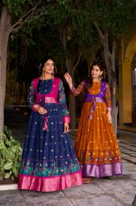 9STAR Fashion Kanika Readymade Gown WITH Koti
