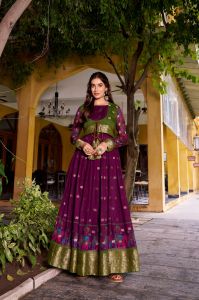 9STAR Fashion Kanika Readymade Gown WITH Koti