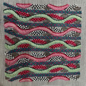 gown making hand embroidered