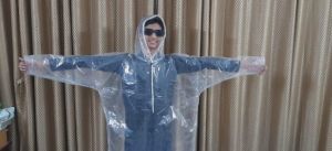 Transparent Rain Poncho
