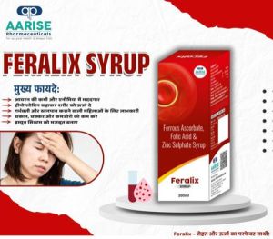 Ferrous Ascorbate Folic Acid Zinc Sulphate Syrup Feralix