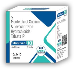 Montelukast Sodium Levocetirizine Hydrochloride Tablets Monliveo 10