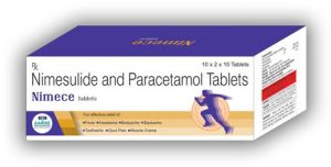 Nimesulide And Paracetamol Tablets Nimece