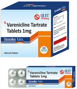 Varenicline Tartrate Tablets Smoke Vex