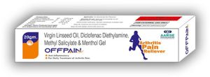Virgin Linseed Oil Diclofenac Diethylamine Methyl Salicylate Menthol Gel