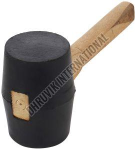 Rubber Hammer With Wooden Handle