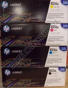 Genuine HP 824A Original CMYK Toner Cartridge Set