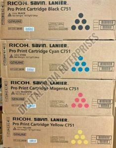 Genuine Ricoh Pro C651 / C751 / C651EX / C751EX CMYK Toner Cartridge Set