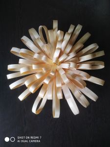 Bamboo Radial Floral Accent Decor