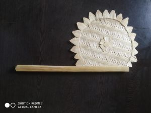 Bamboo Sun Palmetto Handcrafted Fan