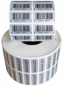 Custom Printed Barcode Sticker Roll