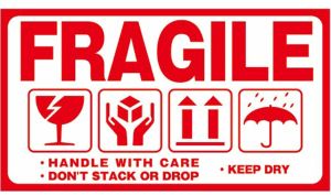 Fragile Handle With Care Label