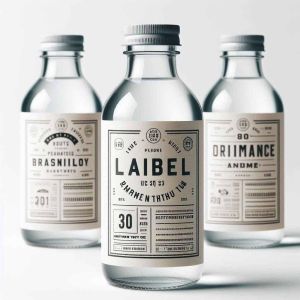 Glossy Finish Soft Drink Label