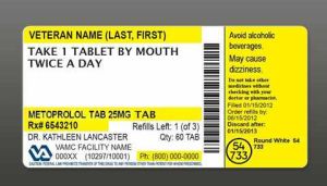 Hospital Pharmacy Medicine Paper Label